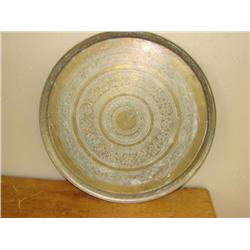 22 " Diameter Brass Tray
