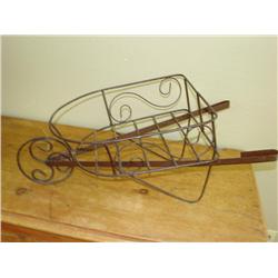 Metal Garden Wheelbarrow