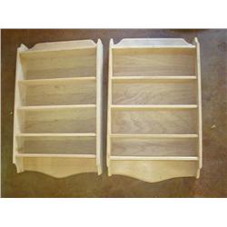 2  Wooden Wall Shelves