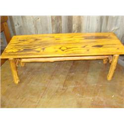 Handcrafted Cedar Coffee Table