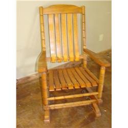Solid Oak Rocker