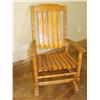 Image 1 : Solid Oak Rocker