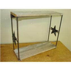 Wood & Metal Star Shelf