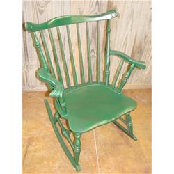 Green Painted Rocker