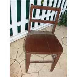 Brown Painted Country Chair