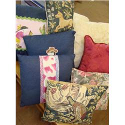 10 Pillows-All shapes, sizes & colors