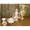 Image 1 : 4 Capodimonte Urns, Vase & Tourine