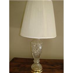 Glass Lamp w/Shade