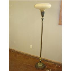 Floor Lamp with Glass Shade