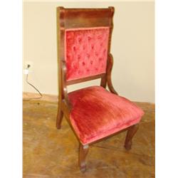 Red Velvet Chair