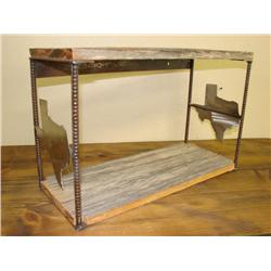 Wood & Metal Texas Shelf