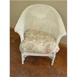 White Wicker Chair