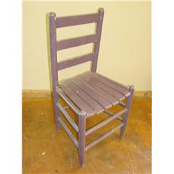 Purple Painted Chair