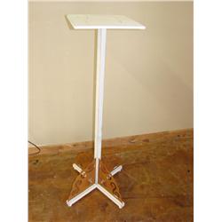 White Painted Plant Stand