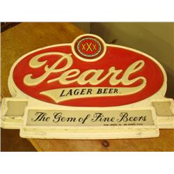 Old Pearl Beer Sign