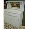 Image 1 : White Painted Buffet w/Mirror
