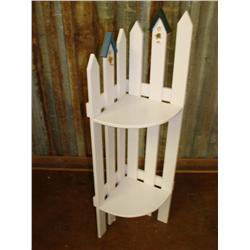 White Picket Fence Shelf