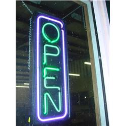 Neon "OPEN" Sign