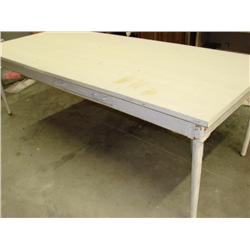8 Ft. Long White Painted Partner's Desk