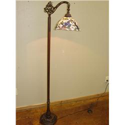 Hummingbird Stained Glass Floor Lamp