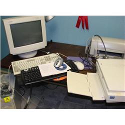 Computer w/Wireless Keyboard, Mouse, Printer, Copier