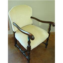 Padded Ivory Side Chair