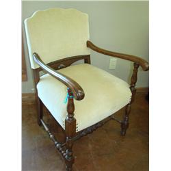 Padded Ivory Side Chair