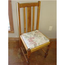 Solid Oak Side Chair