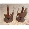 Image 1 : 2 Metal Cowboy Paper Towel Holders