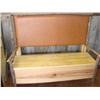 Image 1 : Leather Back Bench