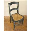 Image 1 : Black Chair w/Cane Seat