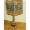 Image 1 : Lamp w/Shade (Shade has Stagecoach Design)