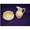 Image 1 : Belleek Creamer & Sugar