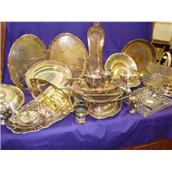 Large Amount of Silverplate