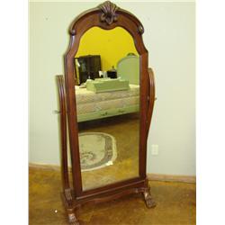 Mahogany Cheval Mirror