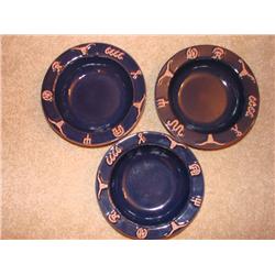 3 Frankoma bowls