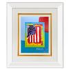 Image 1 : Flag with Heart by Peter Max