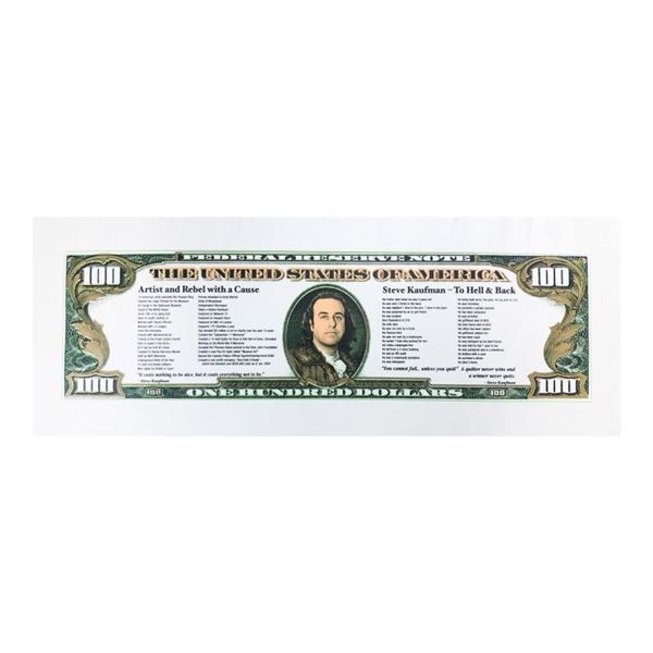 To Hell and Back ($100) by Steve Kaufman (1960-2010)