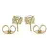 Image 3 : NEW 18k Gold 1.81 ctw GIA Round Brilliant Diamond 4 Prong Martini Stud Earrings