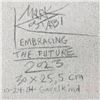 Image 2 : Embracing the Future by Kostabi Original