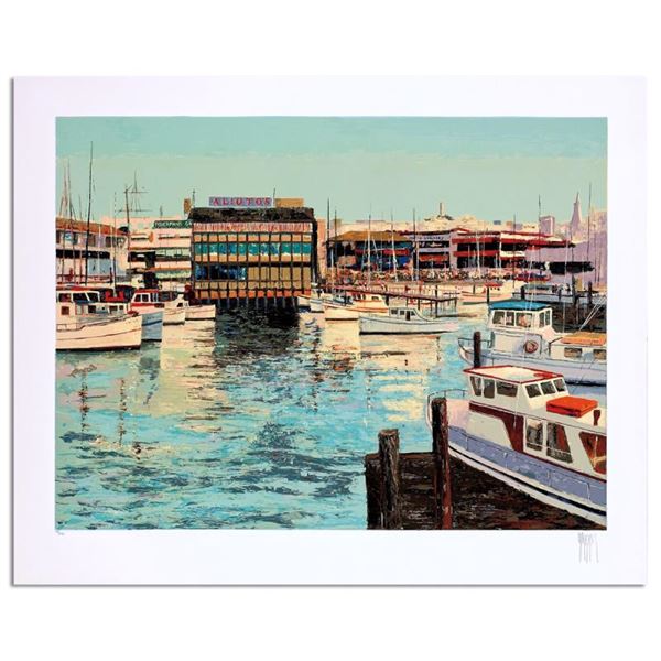 Fishermans Wharf by Mark King (1931-2014)