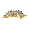 Image 5 : Jack Gutschneider Handmade 18k Gold 16.5 ctw Tanzanite Diamond Large Flame Brooc