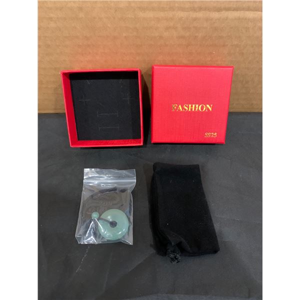 Green Stone Jewelry Necklace Mens