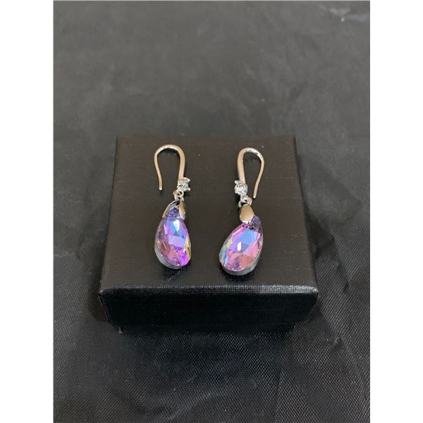 Vitrial Light Purple Austrian Elements Earings