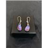 Image 1 : Vitrial Light Purple Austrian Elements Earings
