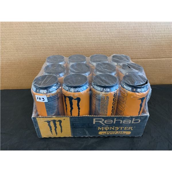 Monster Energy Drinks 12 Pack Peach Tea