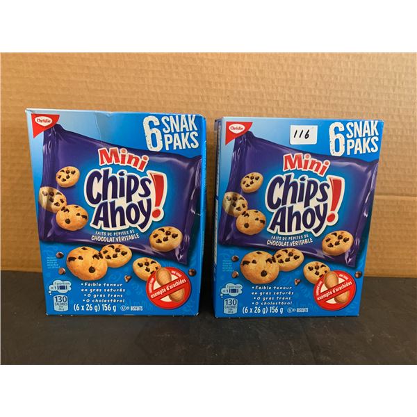 Chips Ahoy Snack Packs 6 Pack x 2 Packs