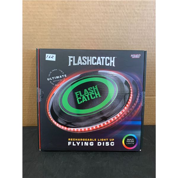 Flashcatch Rechargeable Lightup Flying Disc Multi Colour Lights