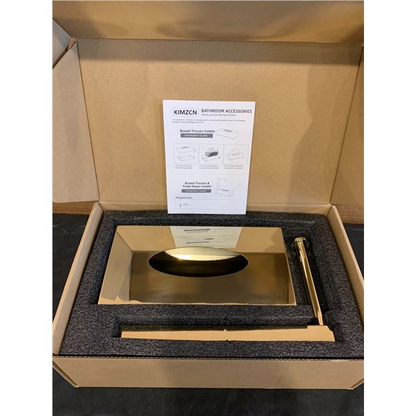 Toilet Paper Holder Zirconium Gold