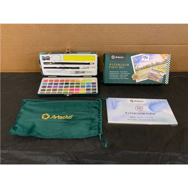 Artecho Watercolor Paint Set - 50 Colors